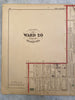 1875 G.M. Hopkins Atlas Plate North Philly/Future Temple University Area