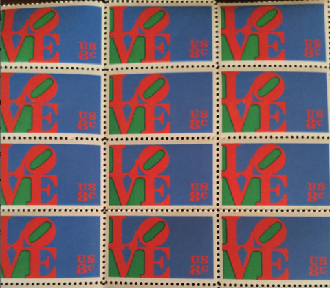 "LOVE" Stamps