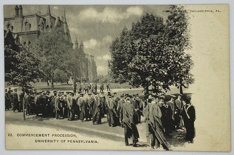 Penn Commencement Procession Postcard