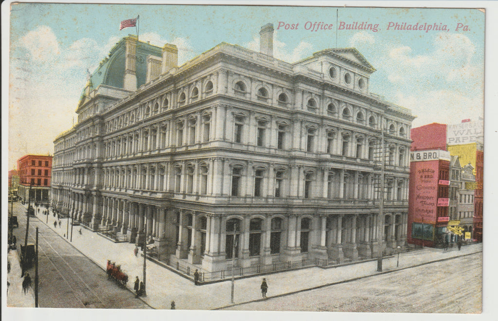 1911 Postcard--Main Post Office, 9th & Chestnut Sts.