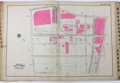 1925 Bromley Atlas - Plate 10 - Nicetown: Hunting Park Ave, Atwater Kent MFG Co.