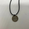 PRT Philadelphia Rapid Transit necklace / pendant single token coin Good For 1 Fare bus trolley Pennsylvania commuter rail transit jewelry pre 1940