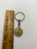 PTC Philadelphia Transportation Corporation Keychain single token coin Good For 1 Fare bus trolley Pennsylvania commuter rail transit jewelry 1960's era Brass for keys