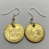 Delaware River Bridge Token Earrings