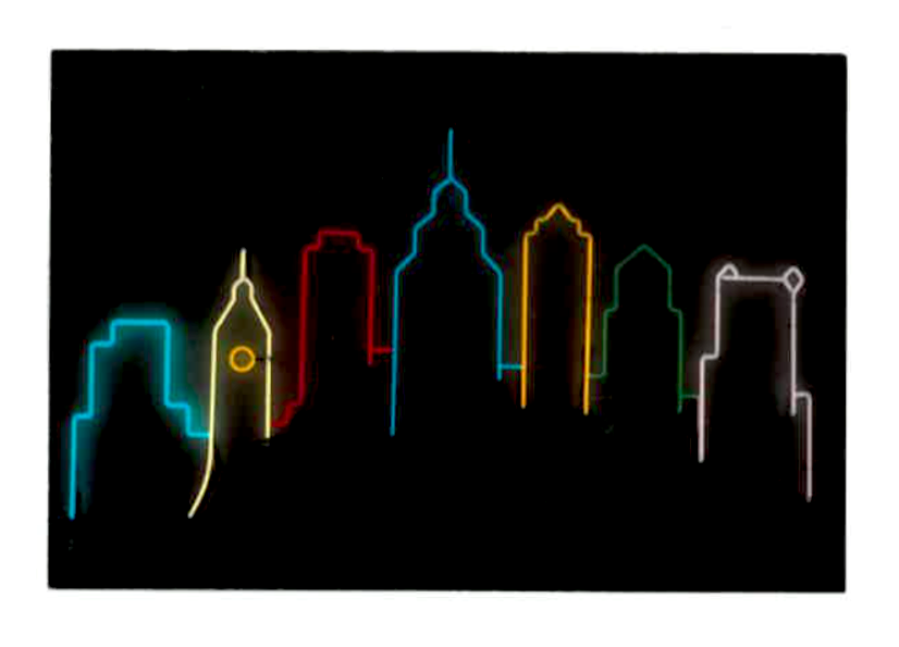 Philadelphia Skyline Postcard